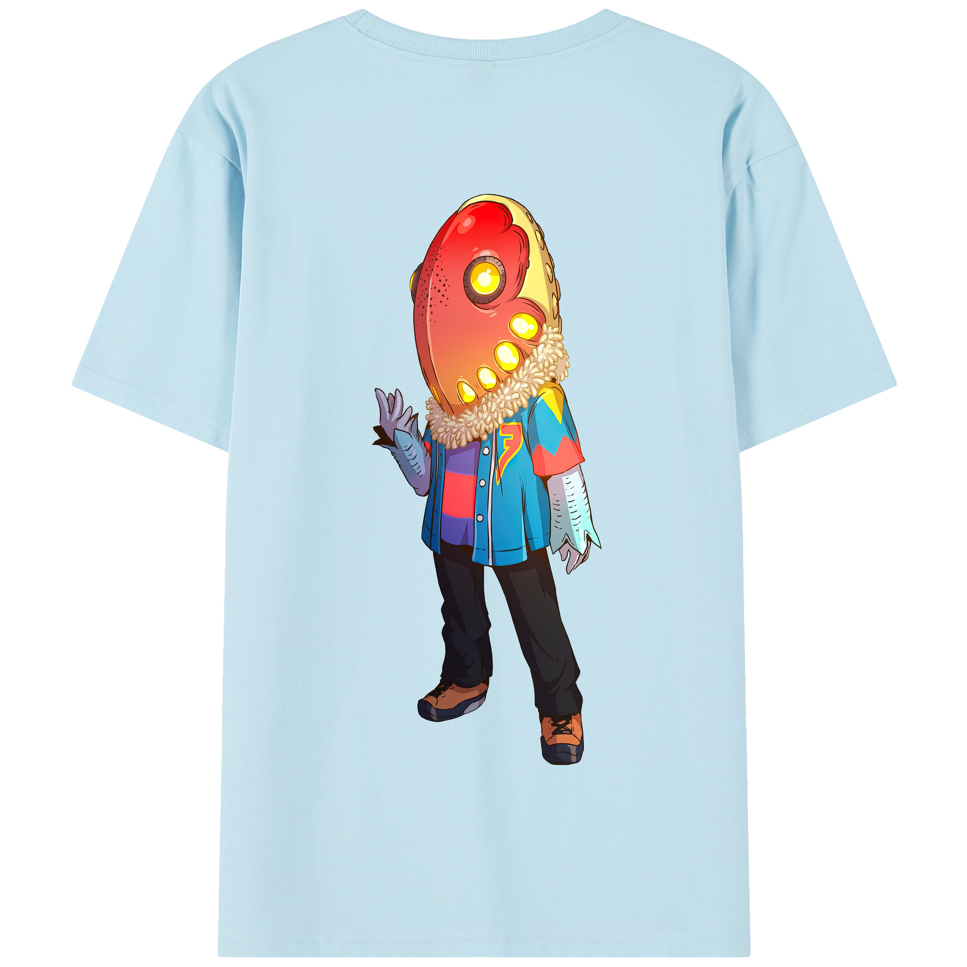 （画像用） ウルトラマン Ultraman 綿100％半袖Tシャツ（背面プリント）